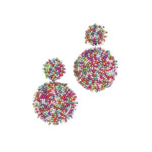 Beaded Earrings | Light Multi